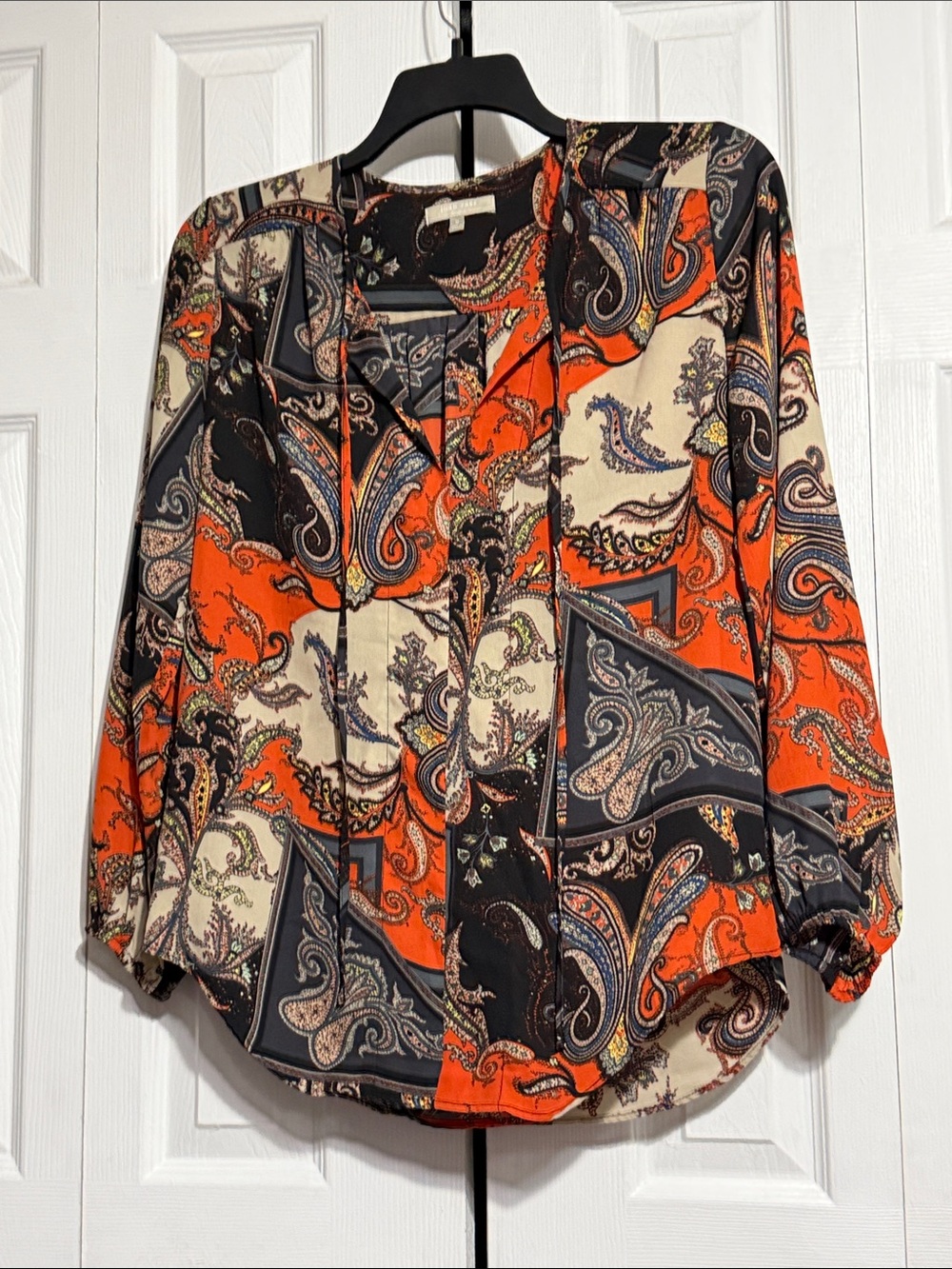 FUN Joan Vass Studio lightweight blouse top shirt size MEDIUM
